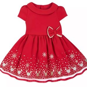 Disney baby 9 -12 months up to 80 cm.  Girls holiday Christmas dress